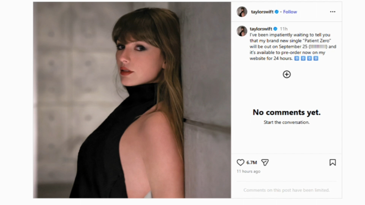 Taylor Swift announces new single 'Patient Zero'
