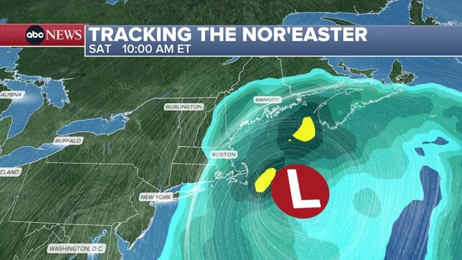 Nor'easter Expected to Bring Rain, Strong Winds and Coastal Flooding to New England Weekend