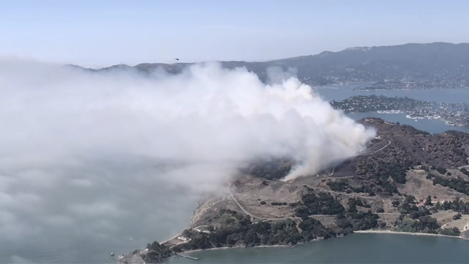 CAL FIRE, Marin County Fire Department plans to resume prescribed burn on Angel Island, 2 weeks after operation paused