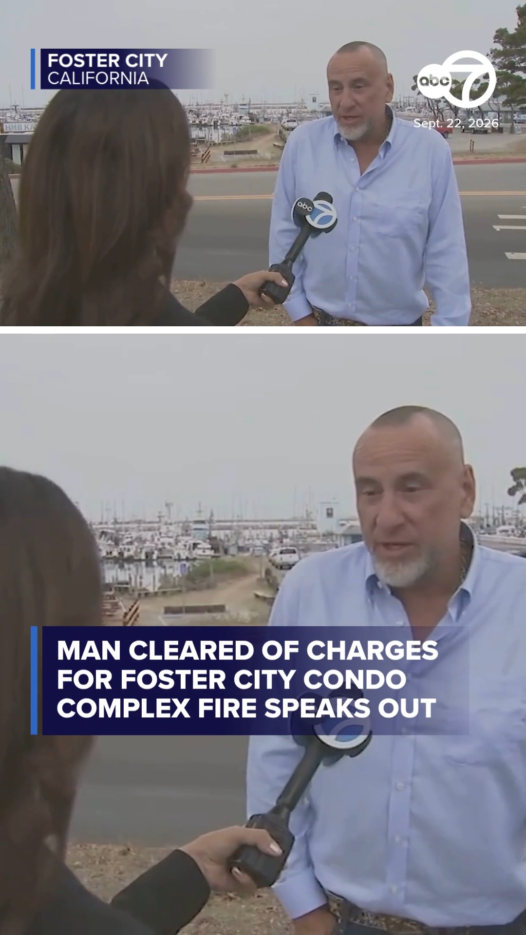 Man cleared of charges for Foster City condo complex fire speaks out