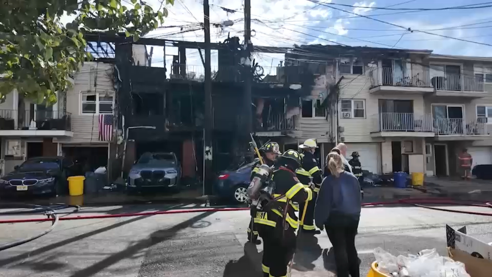 East Newark fire: Blaze tears through up to six buildings; 18 families displaced