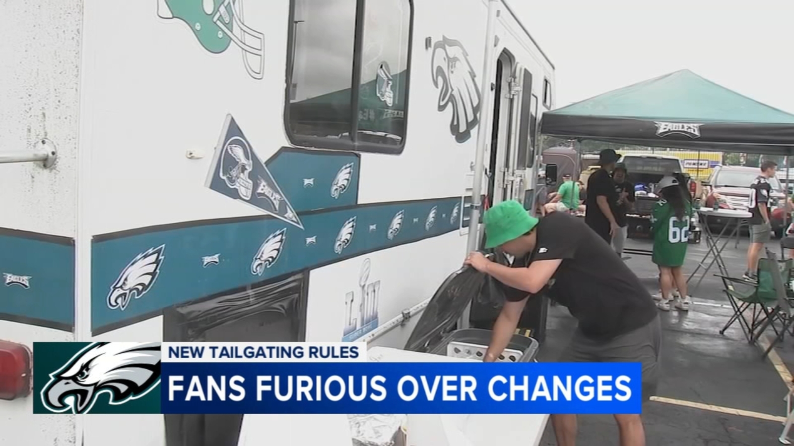 'We're ready to fight': Group of Eagles tailgaters expresses concern about new guidelines