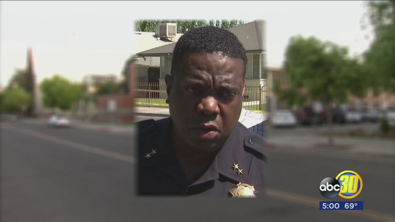 Former Fresno Deputy Police Chief Keith Foster prepares to speak in own defense