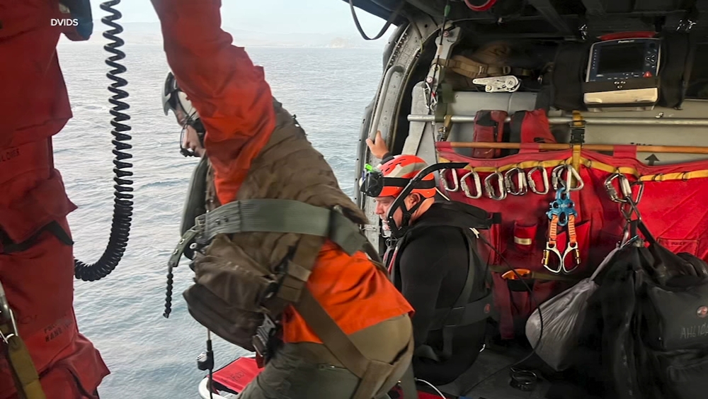 Newly released photos show dramatic search-and-rescue off CA coast