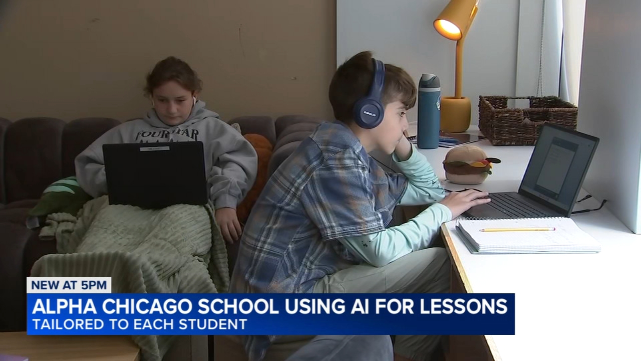 abc7chicago.com - Leah Hope - Private school Alpha Chicago in Lakeshore East using lesson plans generated by artificial intelligence; debate over tech continues