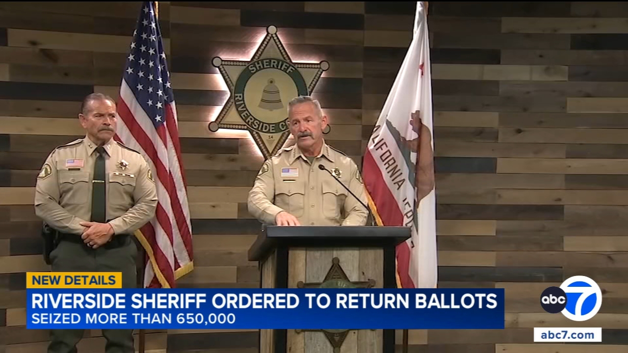 California Supreme Court orders Riverside County Sheriff Bianco to return 650,000 seized ballots