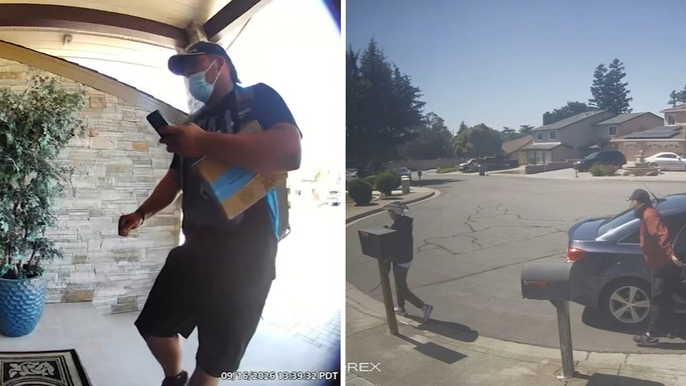 'Fake delivery driver' burglary scheme caught on camera in Milpitas