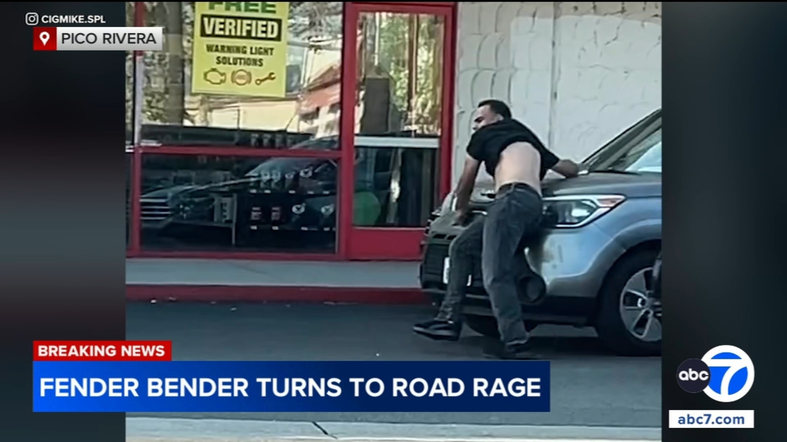 Man hit, nearly run over in Pico Rivera road rage confrontation caught on video Man hit, nearly run over in Pico Rivera road rage confrontation caught on video