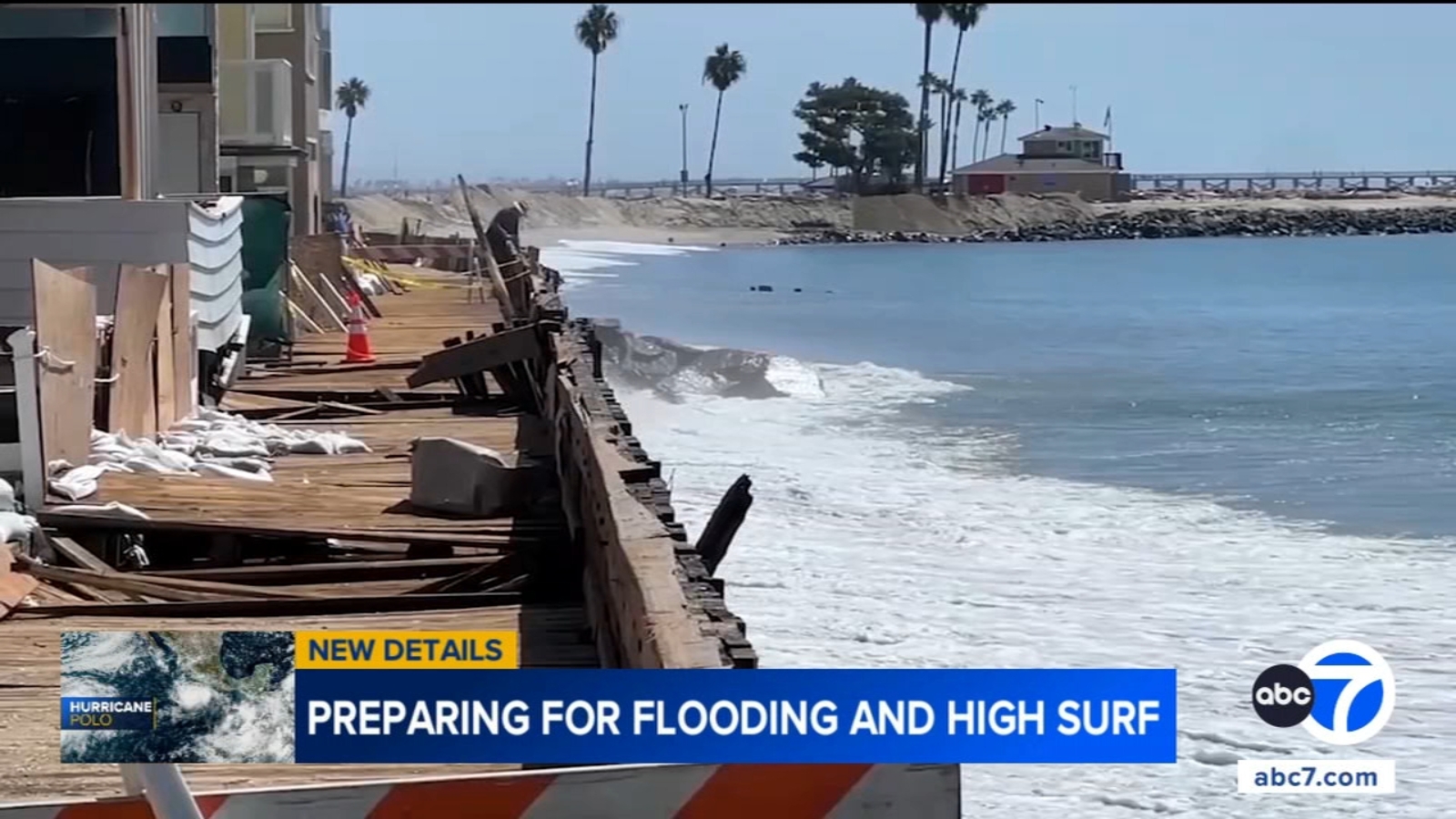 Long Beach ramps up storm preps as Hurricane Polo threatens more damage, raises coastal flooding concerns Long Beach ramps up storm preps as Hurricane Polo threatens more damage, raises coastal flooding concerns