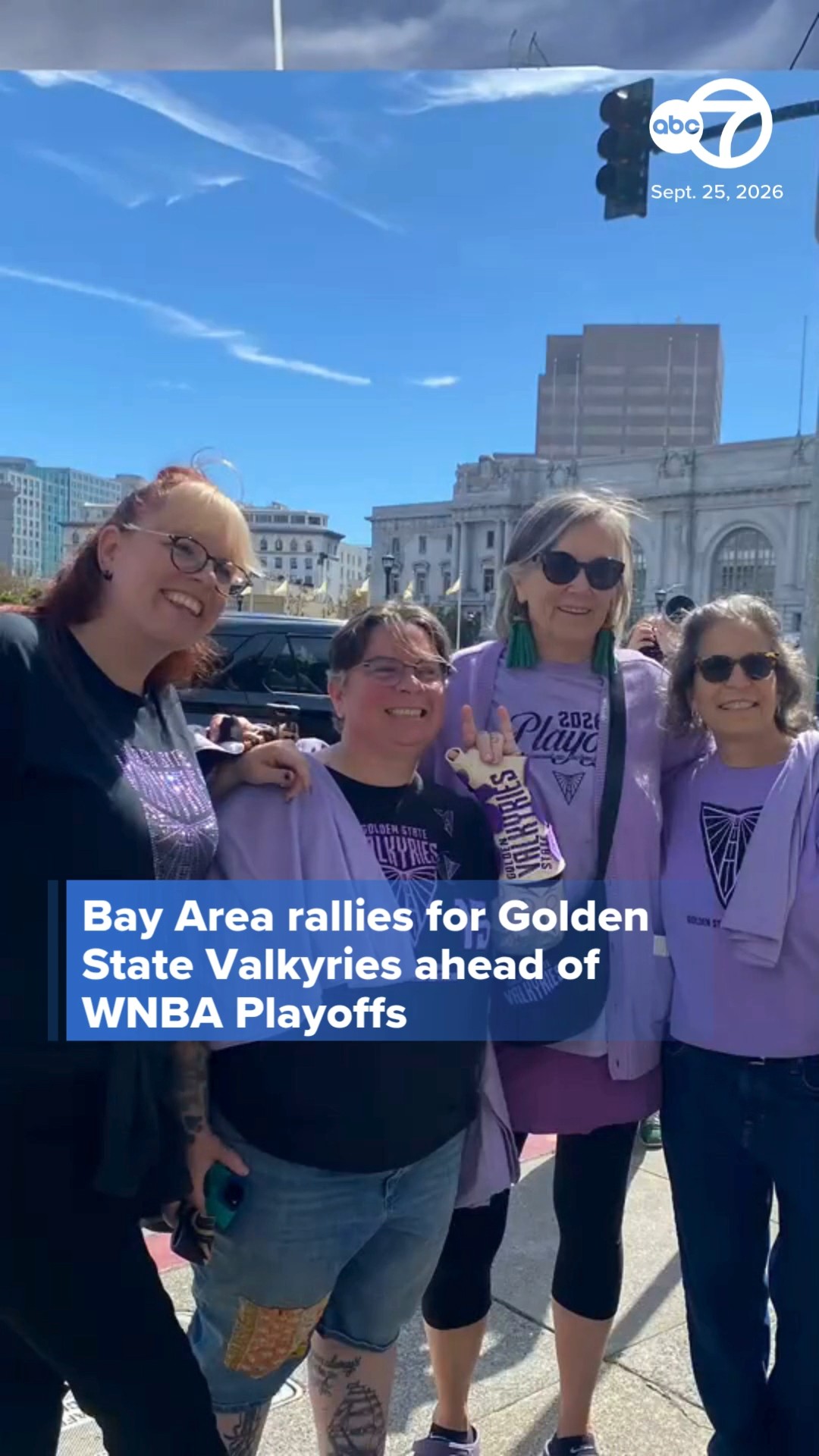 Bay Area rallies for Golden State Valkyries ahead of WNBA Playoffs