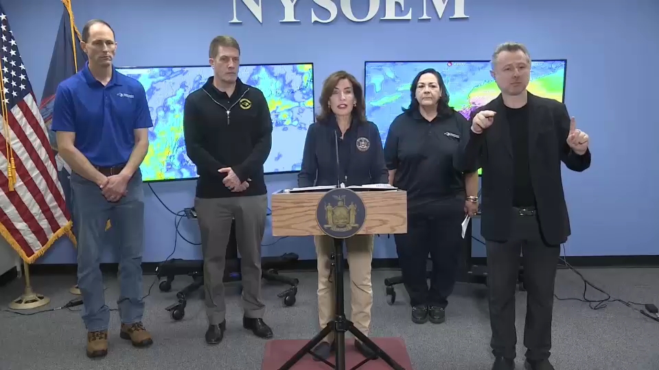 Hochul warns New Yorkers to stay home as nor'easter threatens flooding, power outages