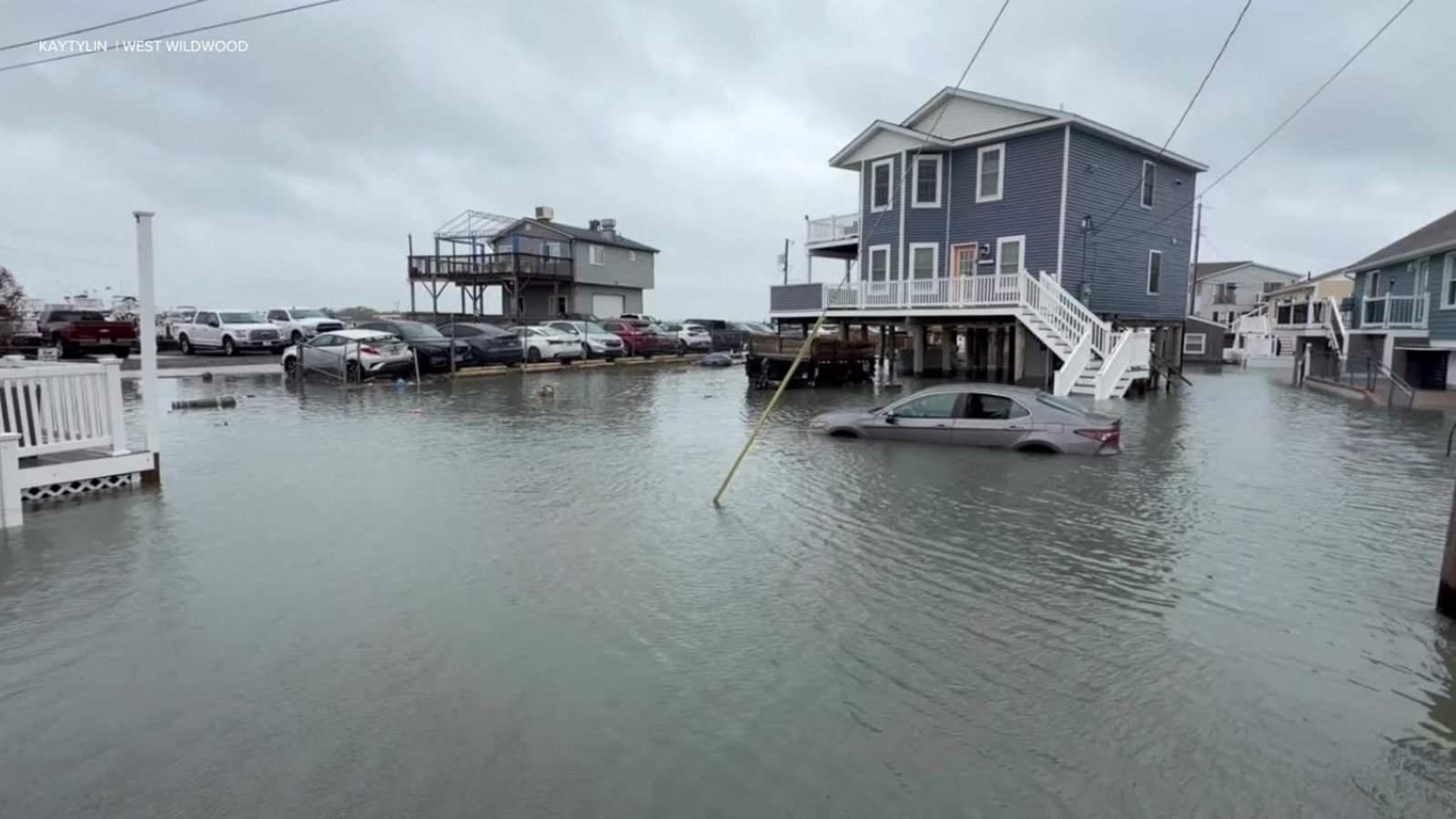 Nor'easter lashes Philadelphia region and Jersey Shore with 74 mph gusts, coastal flooding, and power outages; High Wind Warning in effect through Sunday