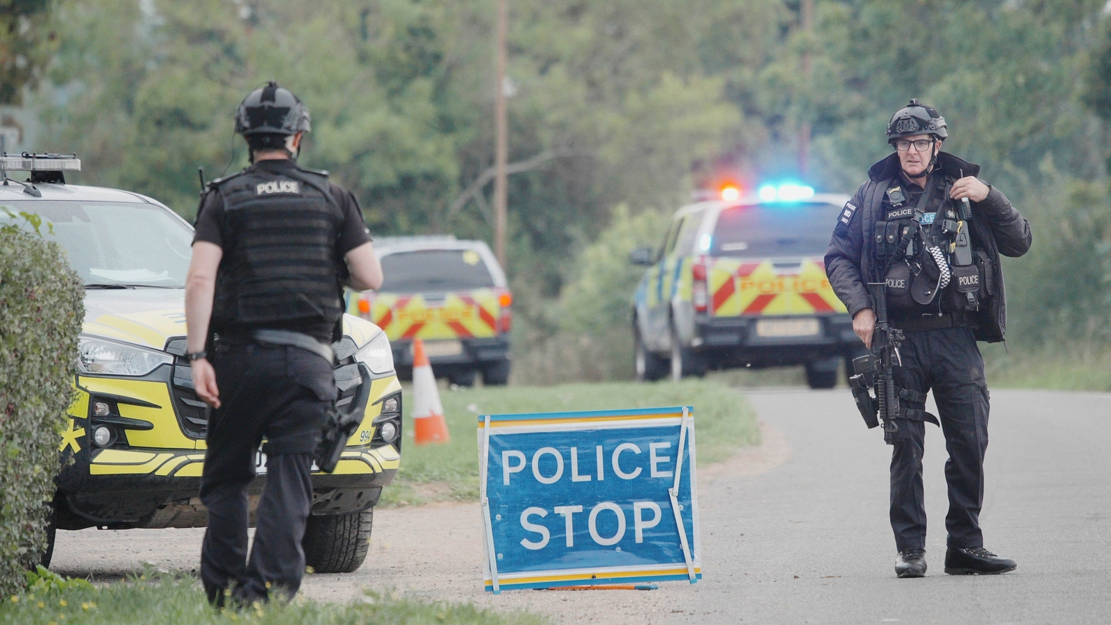 UK police arrest 5 men under terrorism, explosives acts close to US air base UK police arrest 5 men under terrorism, explosives acts close to US air base