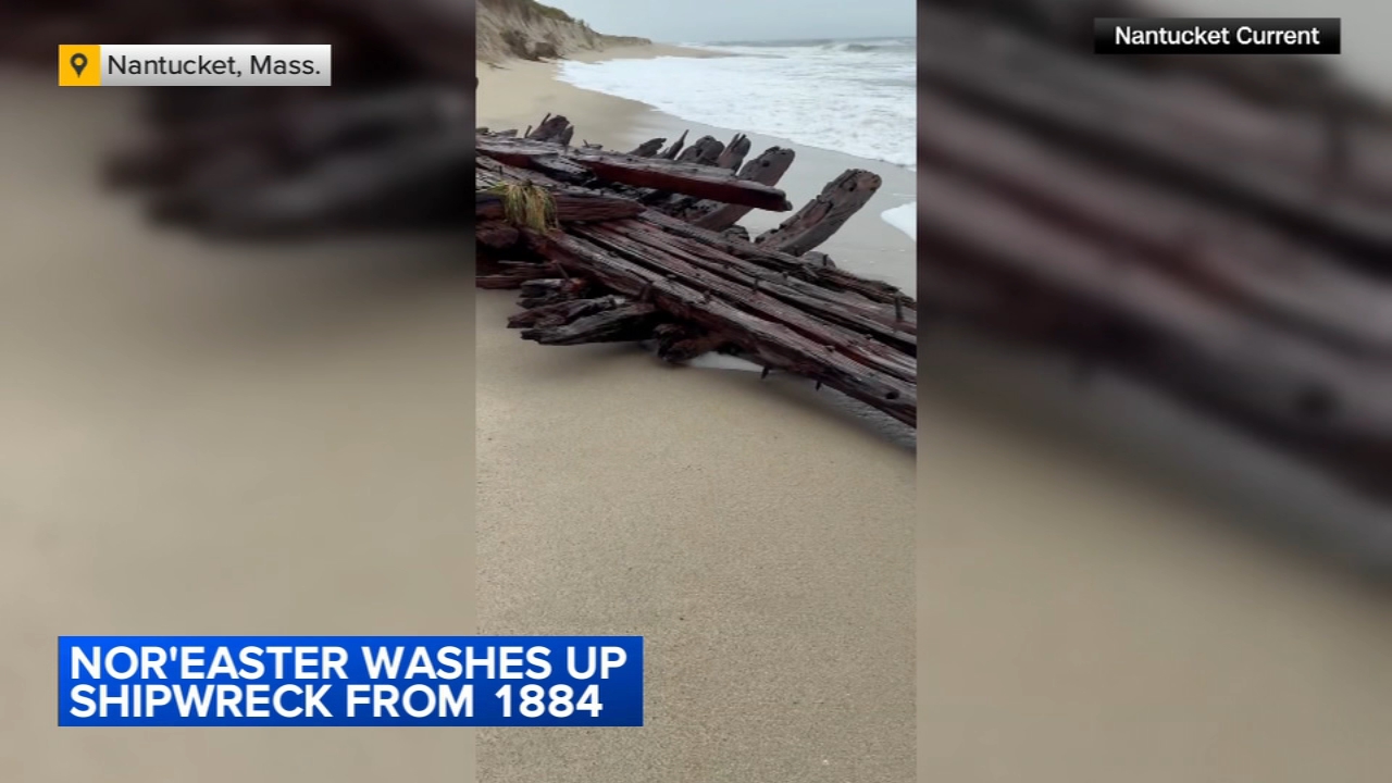 Maritime experts travel to Nantucket to investigate shipwreck remains exposed by nor’easter