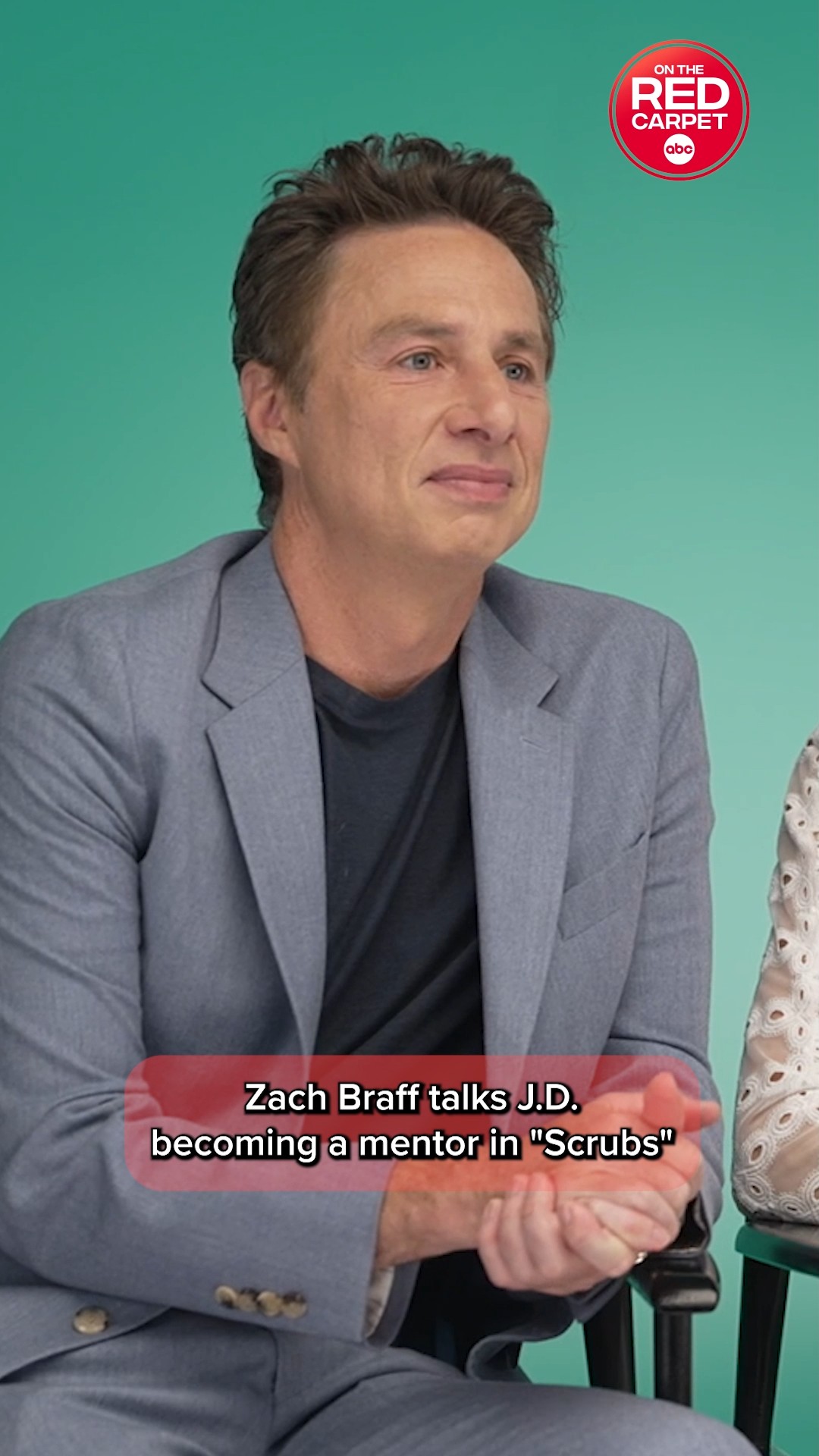 Zach Braff talks J.D. becoming a mentor in "Scrubs"