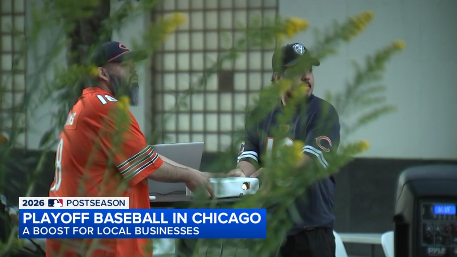 Chicago businesses and fans gear up for playoff baseball as Cubs and White Sox begin postseason