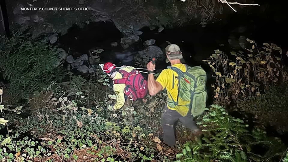 3 hikers in Big Sur saved in overnight rescue operation
