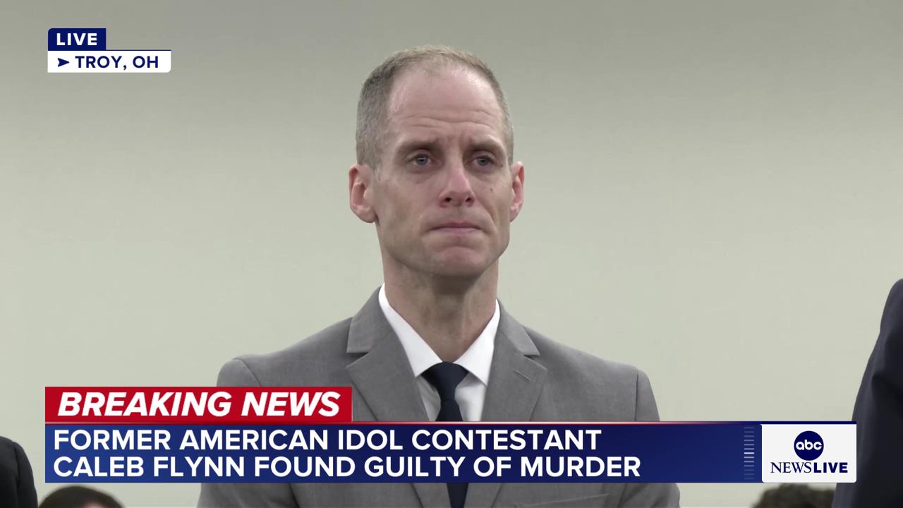 Former American Idol contestant Caleb Flynn found guilty of killing wife