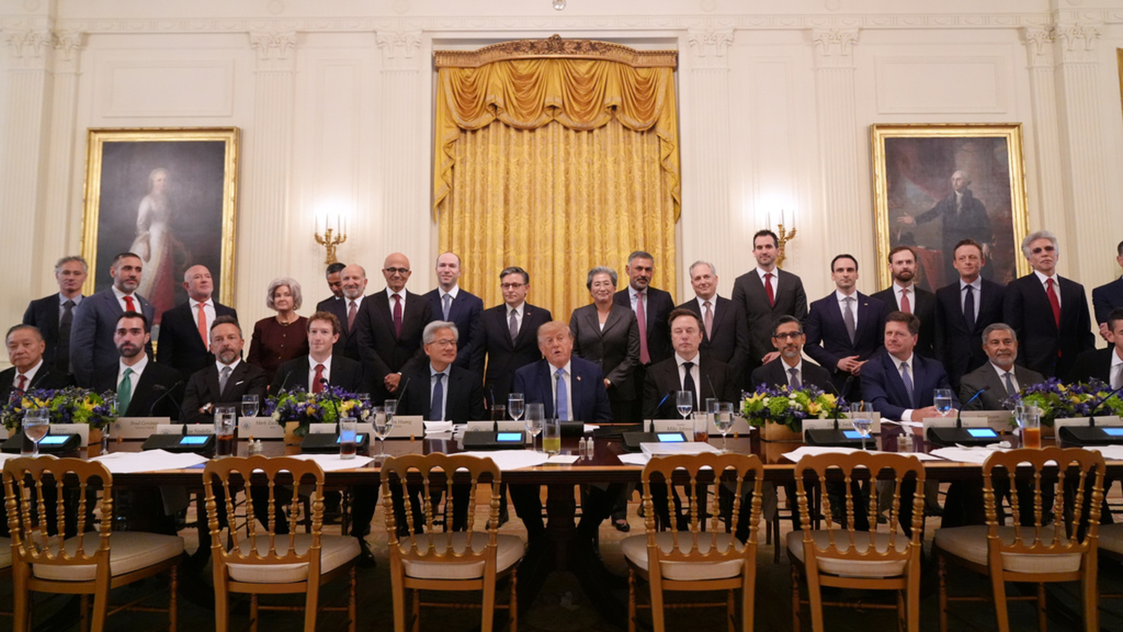 Trump says top tech firms have signed accord to ‘self-police’ AI development during White House meeting Trump says top tech firms have signed accord to ‘self-police’ AI development during White House meeting