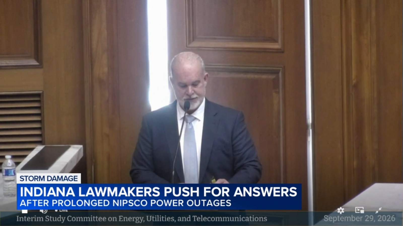 NIPSCO president faces questions over response to August derecho, weekslong power outages