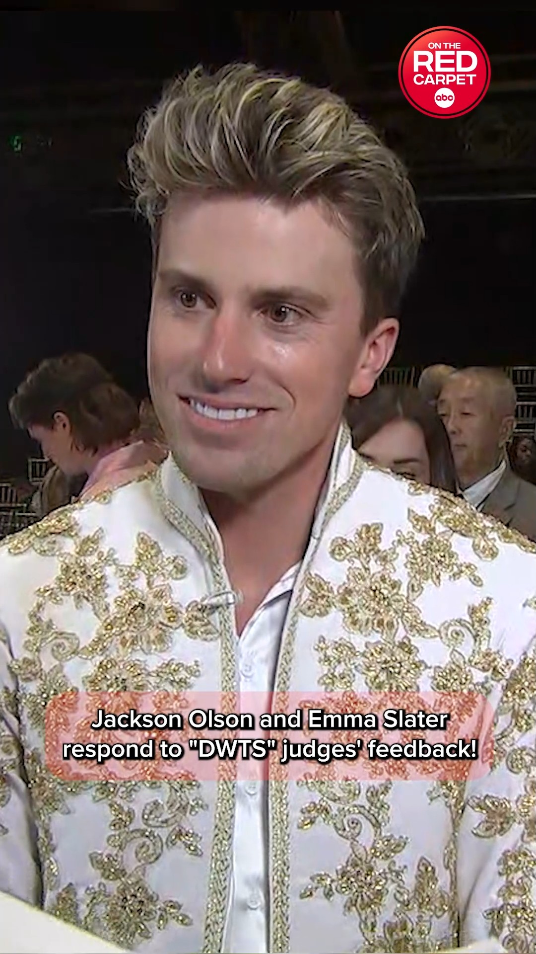 Jackson Olson and Emma Slater respond to "DWTS" judges' feedback!
