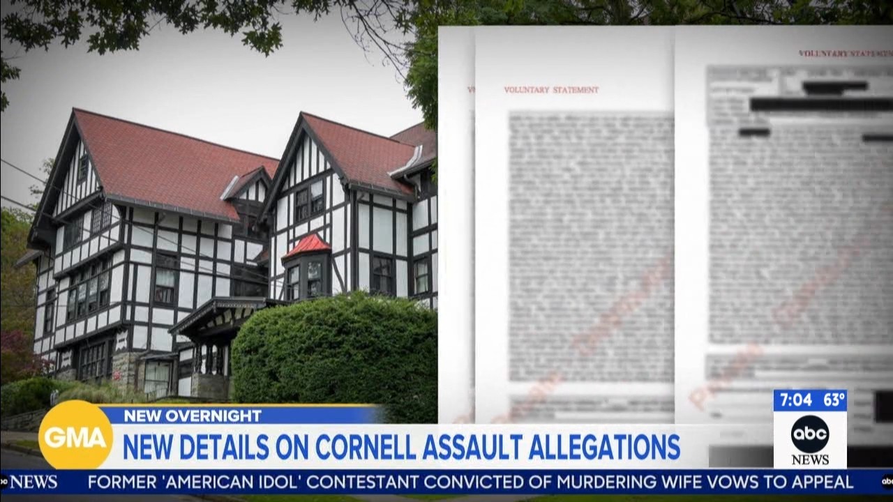 Cornell student said encounter at fraternity house 'felt like coercion' in 2024 statement to police