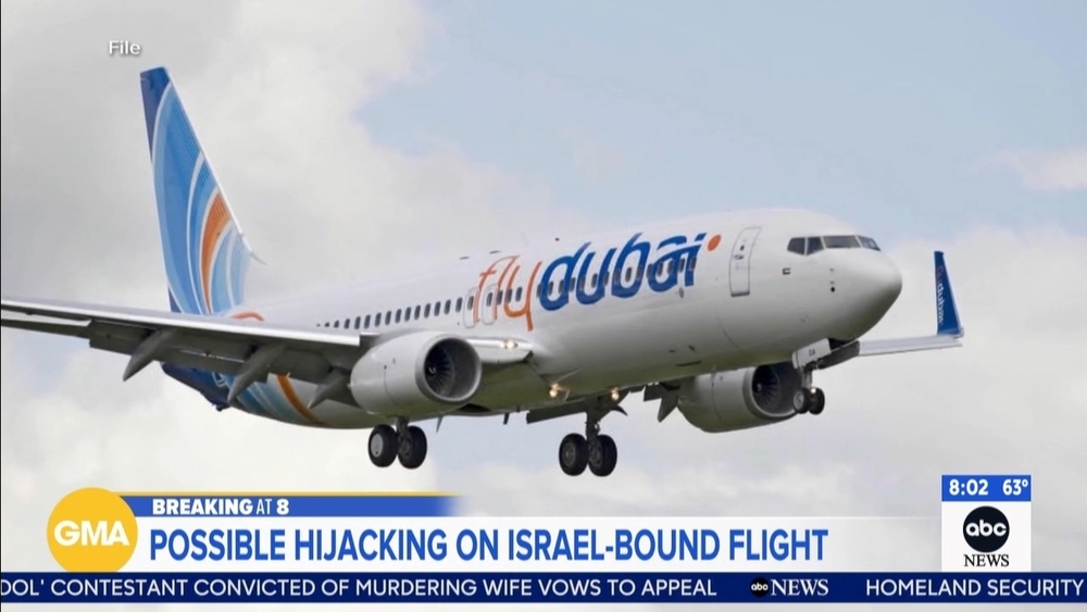 Flight to Tel Aviv diverted after potential terror incident