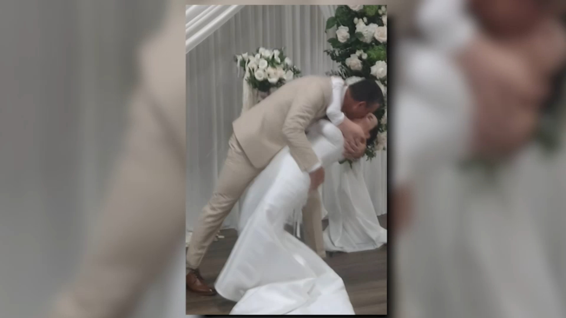 New Jersey wedding saved by gym after nor'easter flooding forces couple to switch venues