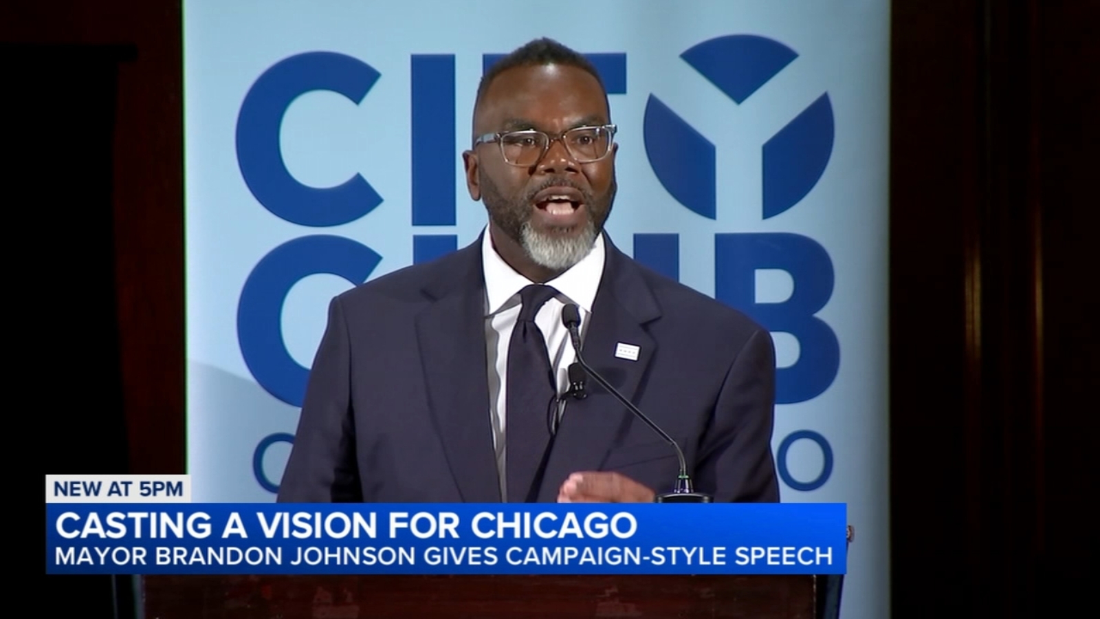 Chicago Mayor Brandon Johnson at City Club warns crime could rise if ...