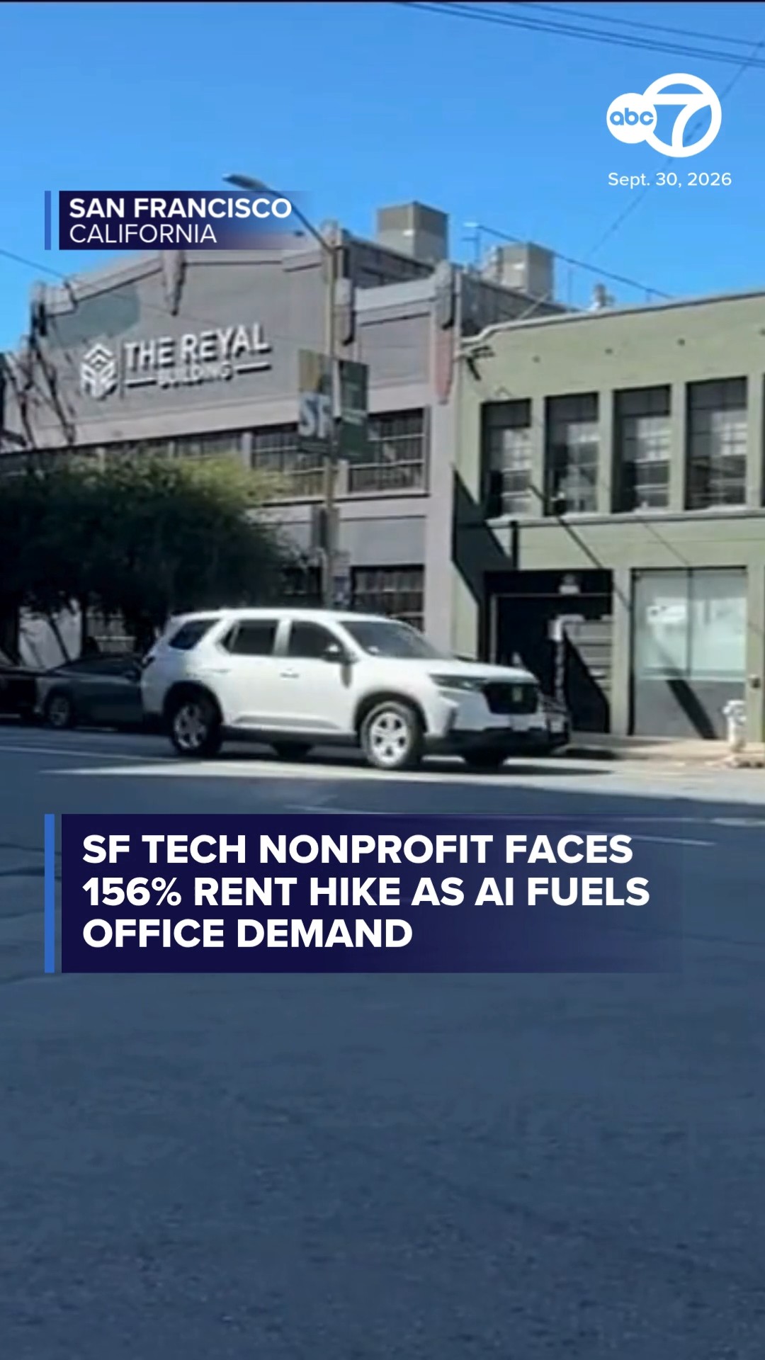 SF tech nonprofit faces 156% rent hike as AI fuels office demand