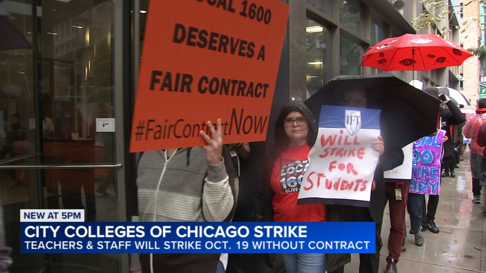 City Colleges of Chicago faculty and staff union sets Oct. 19 strike deadline; 'we need something that moves us forward,' says union president