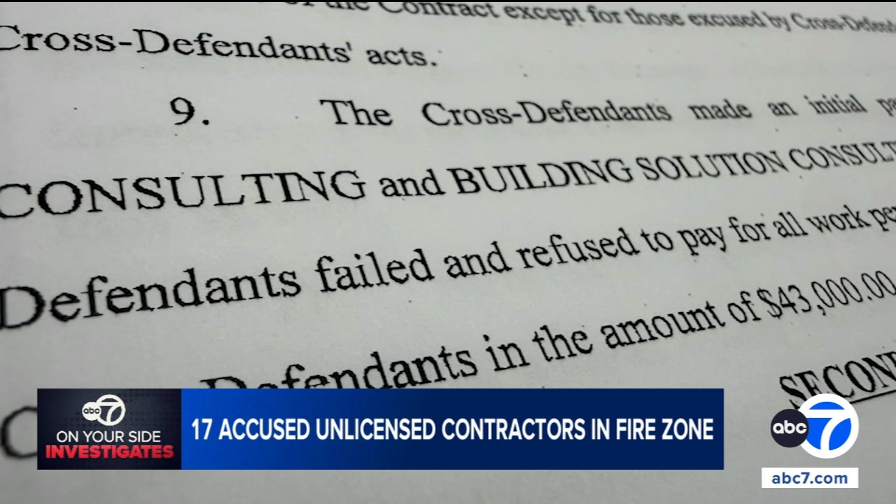 17 accused unlicensed contractors charged amid ongoing fire zone investigation