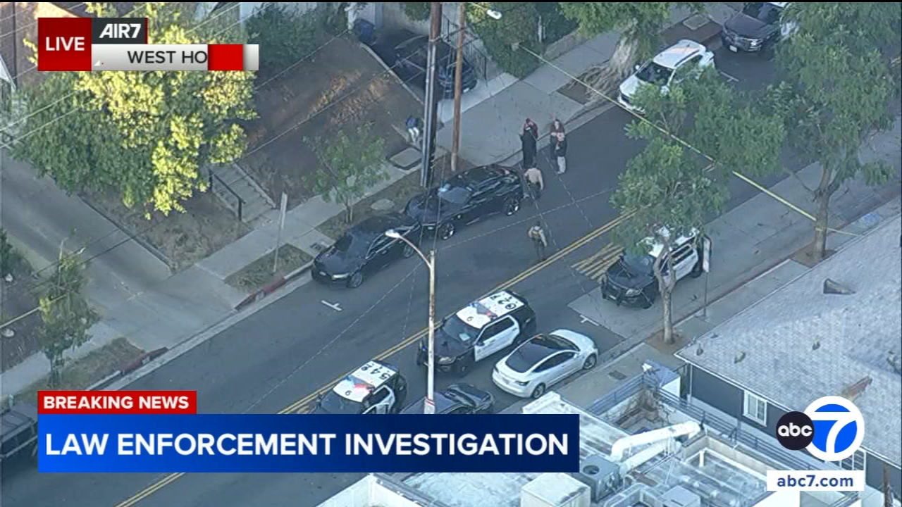 1 person shot in possible attempted robbery in West Hollywood