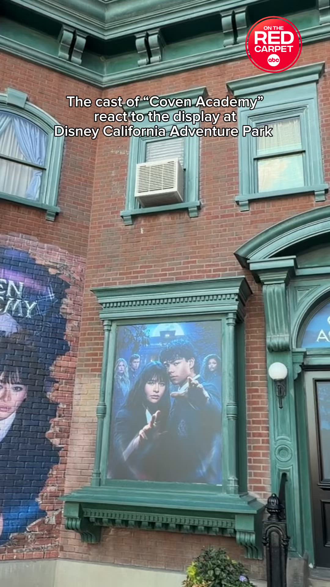 'Coven Academy' stars explore the photo op at Disneyland Resort