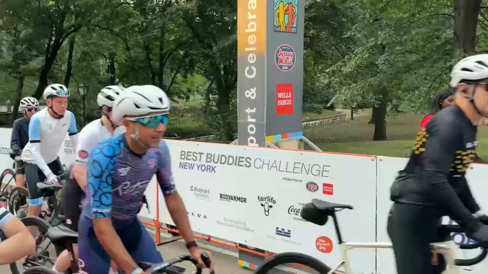 Best Buddies Challenge brings hundreds of cyclists to NYC for 100-mile ride