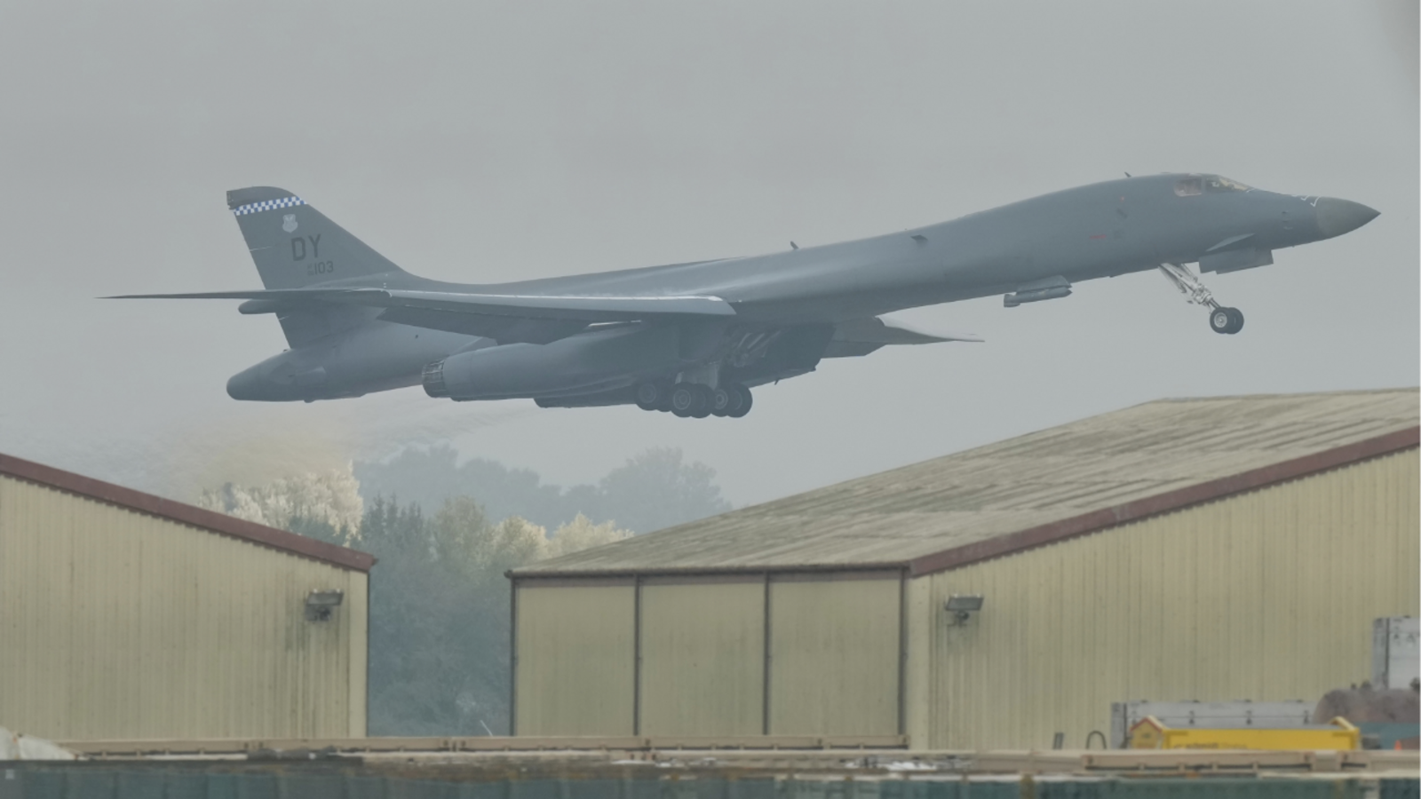 US Air Force removes all bombers from British air base targeted by a suspected terror attack
