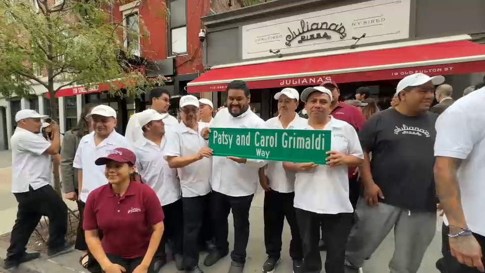 Brooklyn street renamed for Grimaldi pizza legends