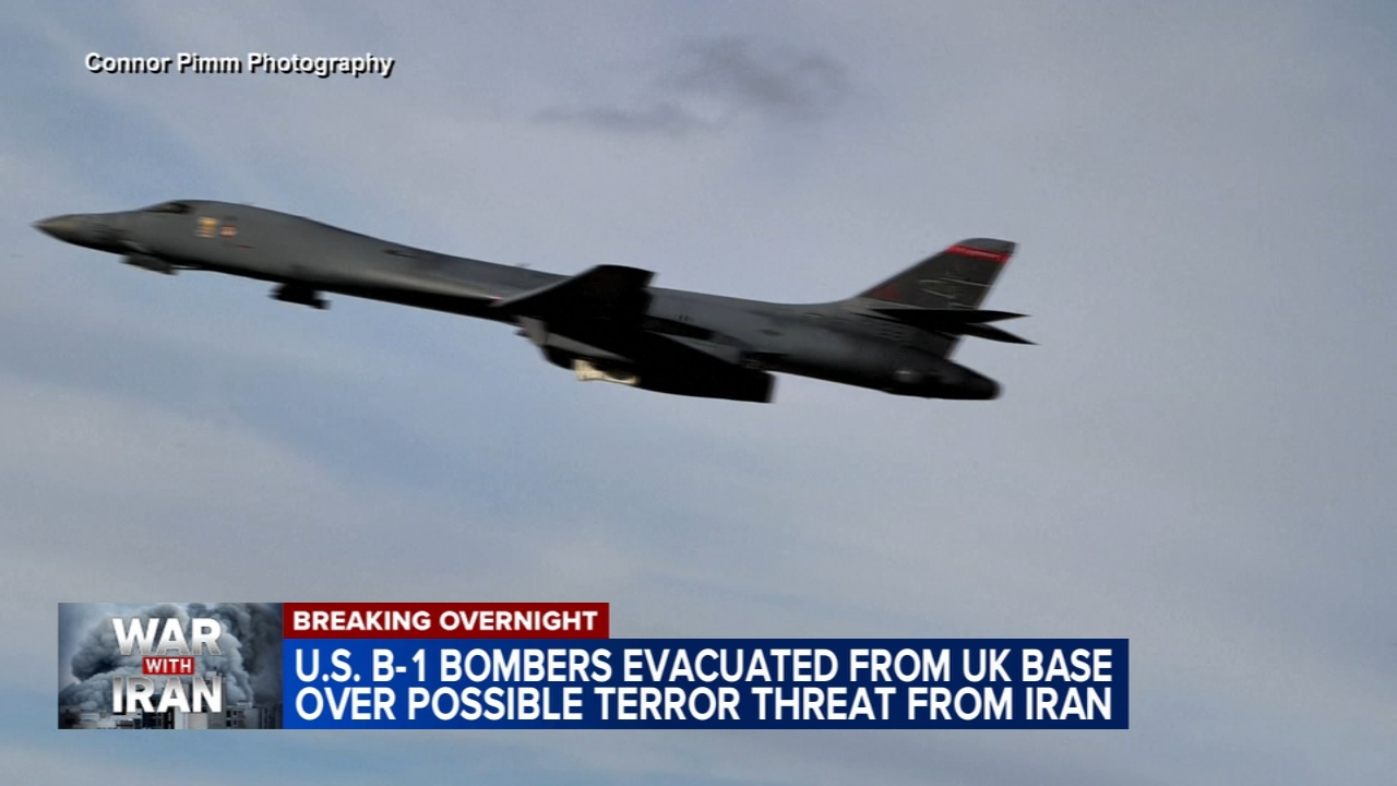US Air Force removes all bombers from British air base targeted by a suspected terror attack
