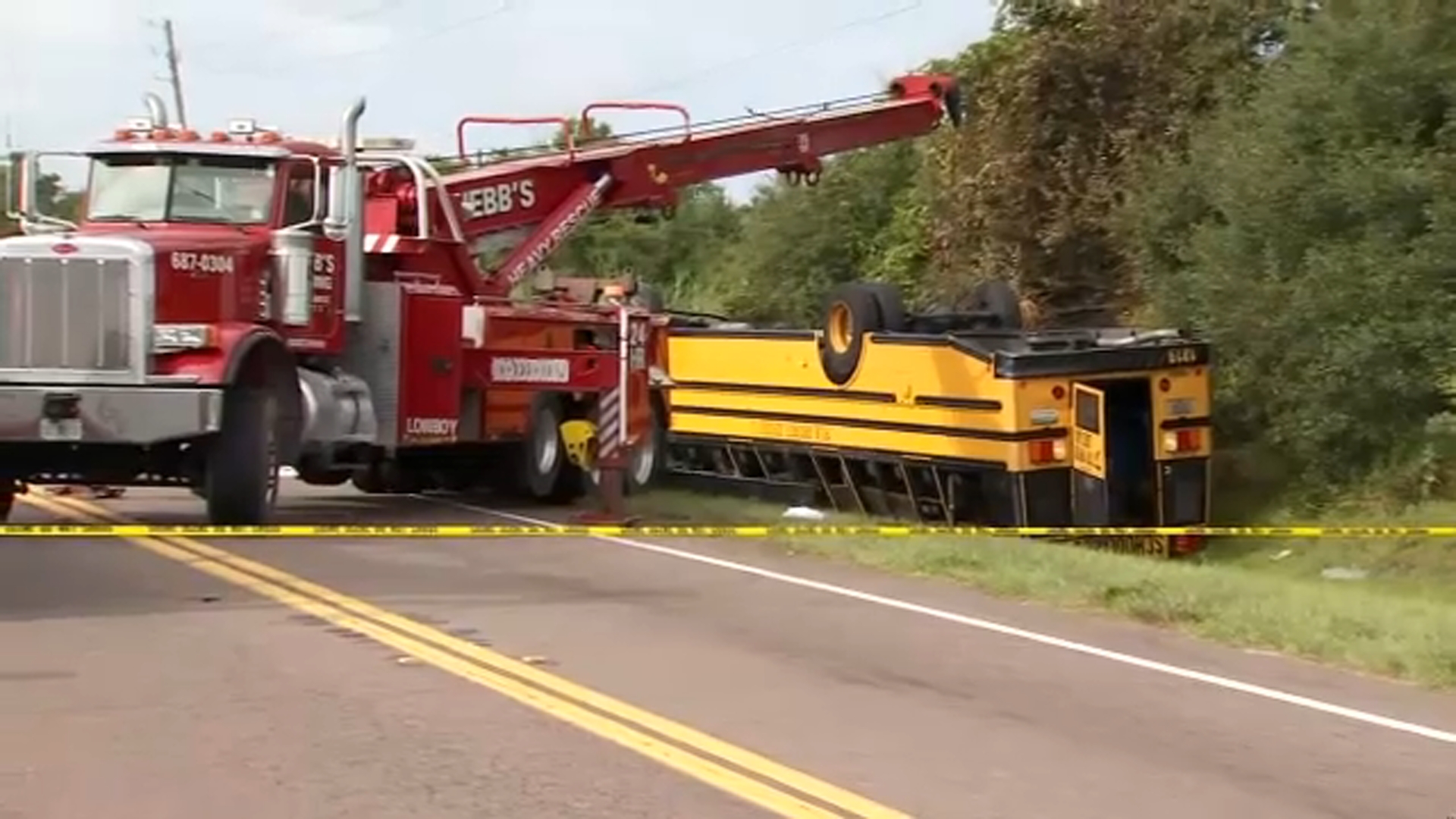 Student among 2 killed in Florida school bus crash, sheriff says
