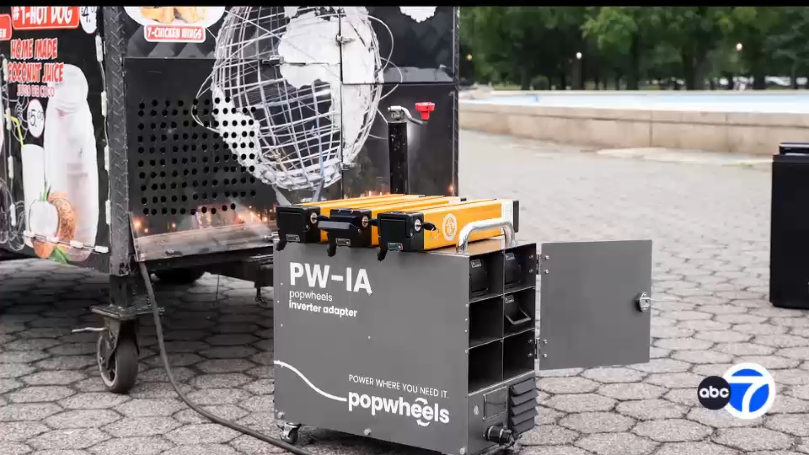 NYC food carts switching to batteries