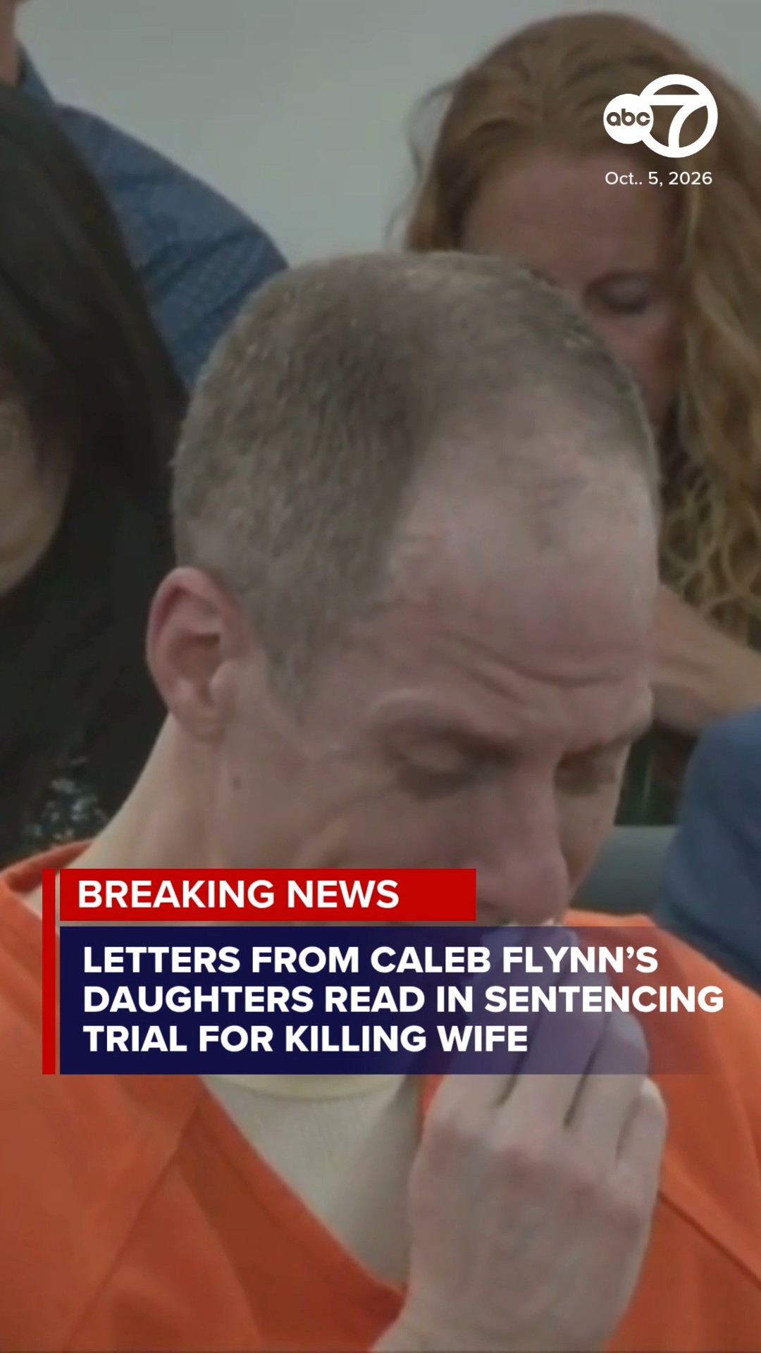 Letters from Caleb Flynn's daughters read in sentencing hearing