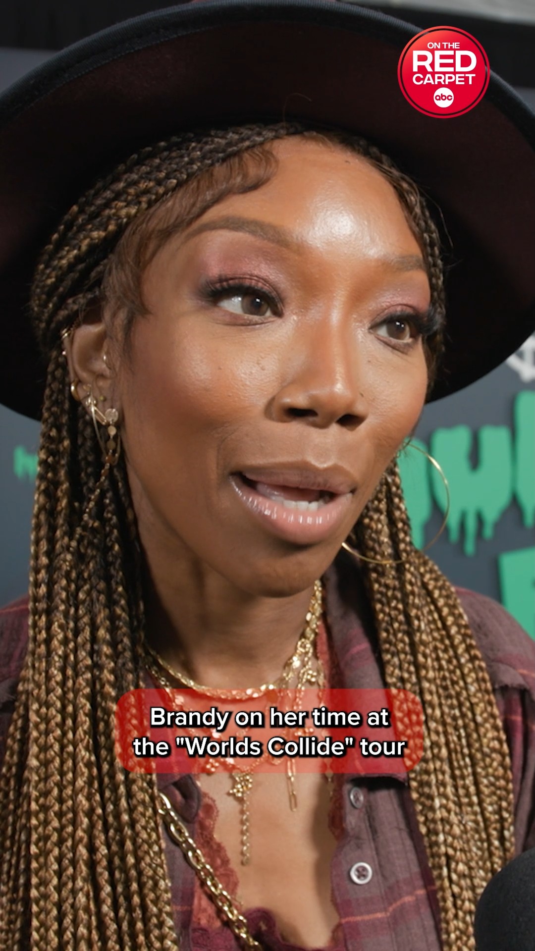 Brandy opens up about seeing Disney's 'Worlds Collide Concert Tour'