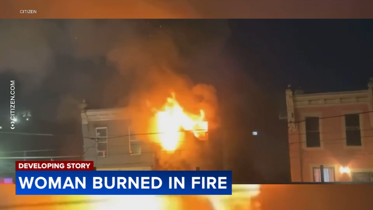 Video shows flames erupting from Kensington home as firefighters work to extinguish blaze