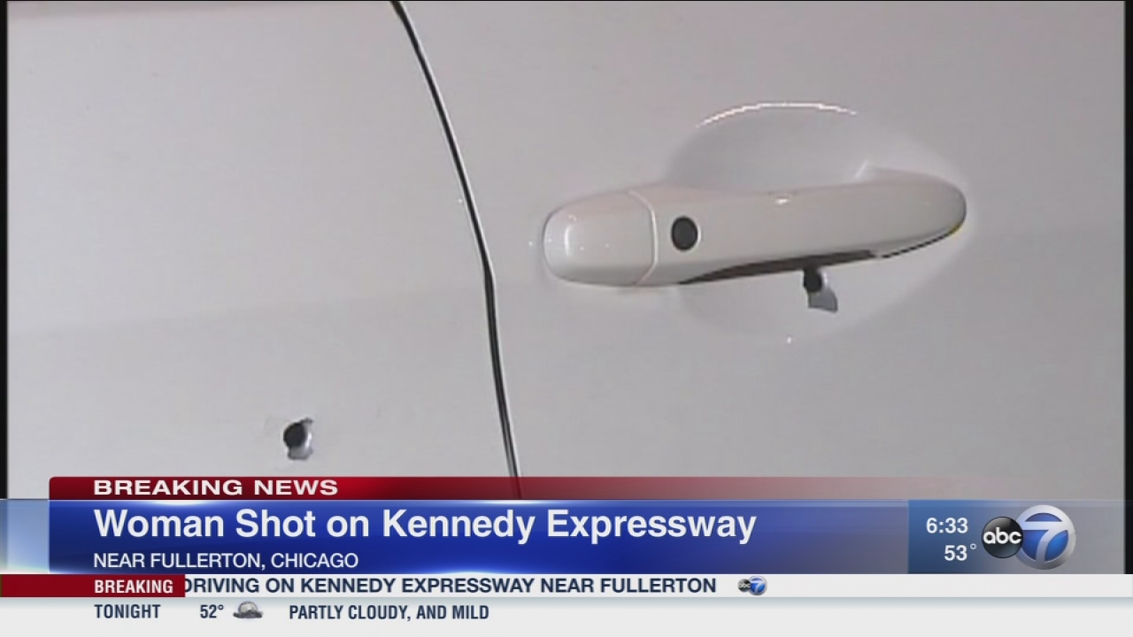 Woman shot on Kennedy Expressway