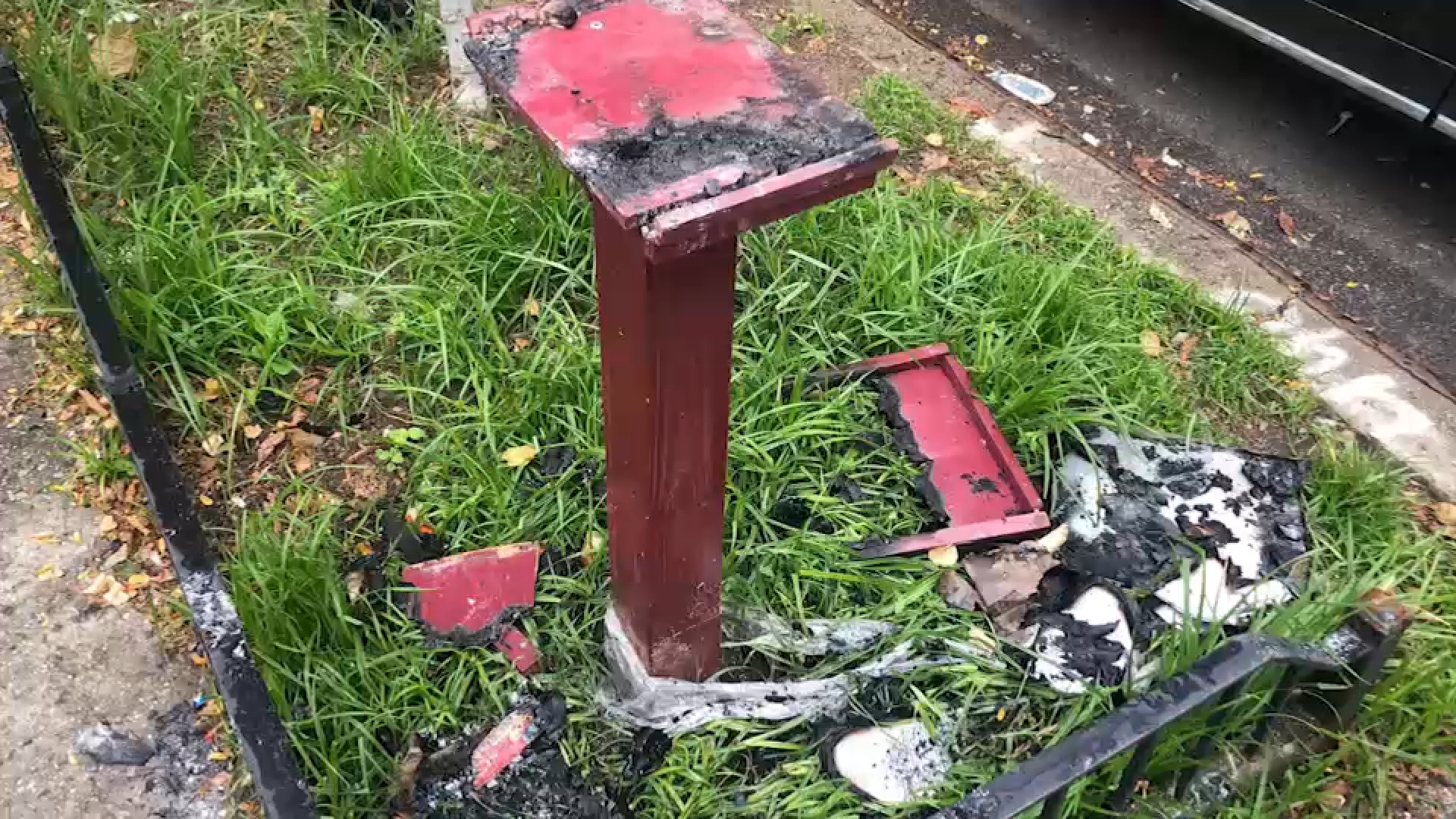 Hell's Kitchen lending library set on fire outside PS 111, books destroyed