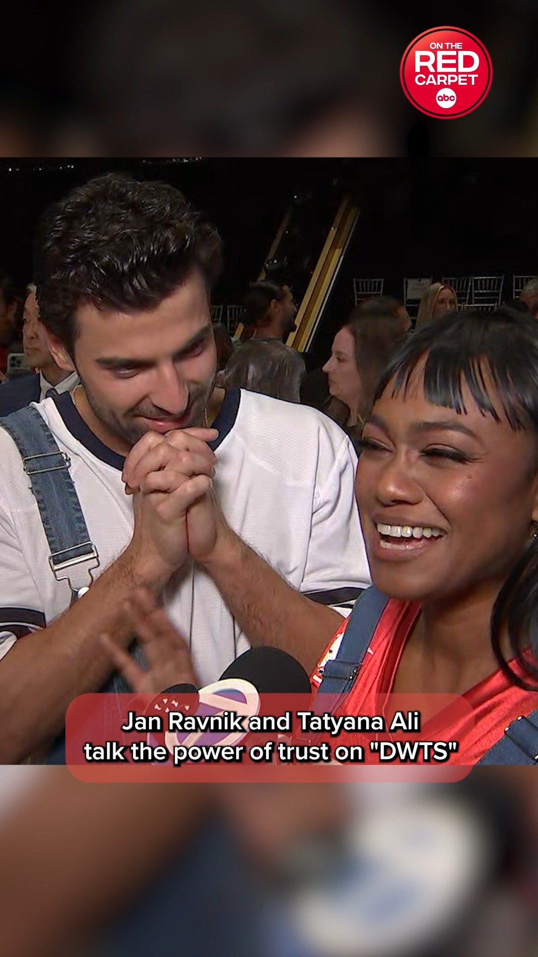 Jan Ravnik and Tatyana Ali talk the power of trust on "DWTS"