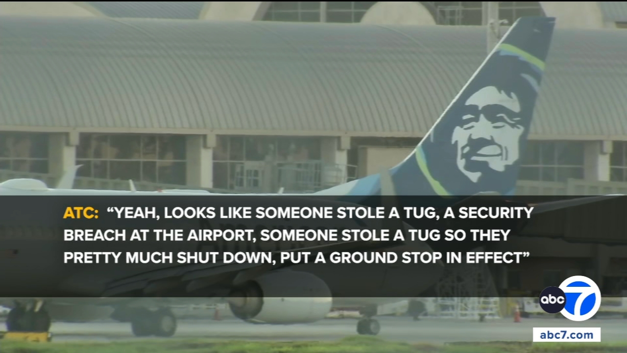 Passenger crashes stolen tug on airfield at OC airport, officials say