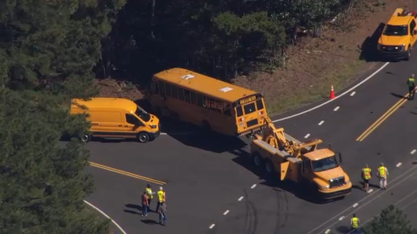 School bus carrying McDougle students involved in crash near Hillsborough