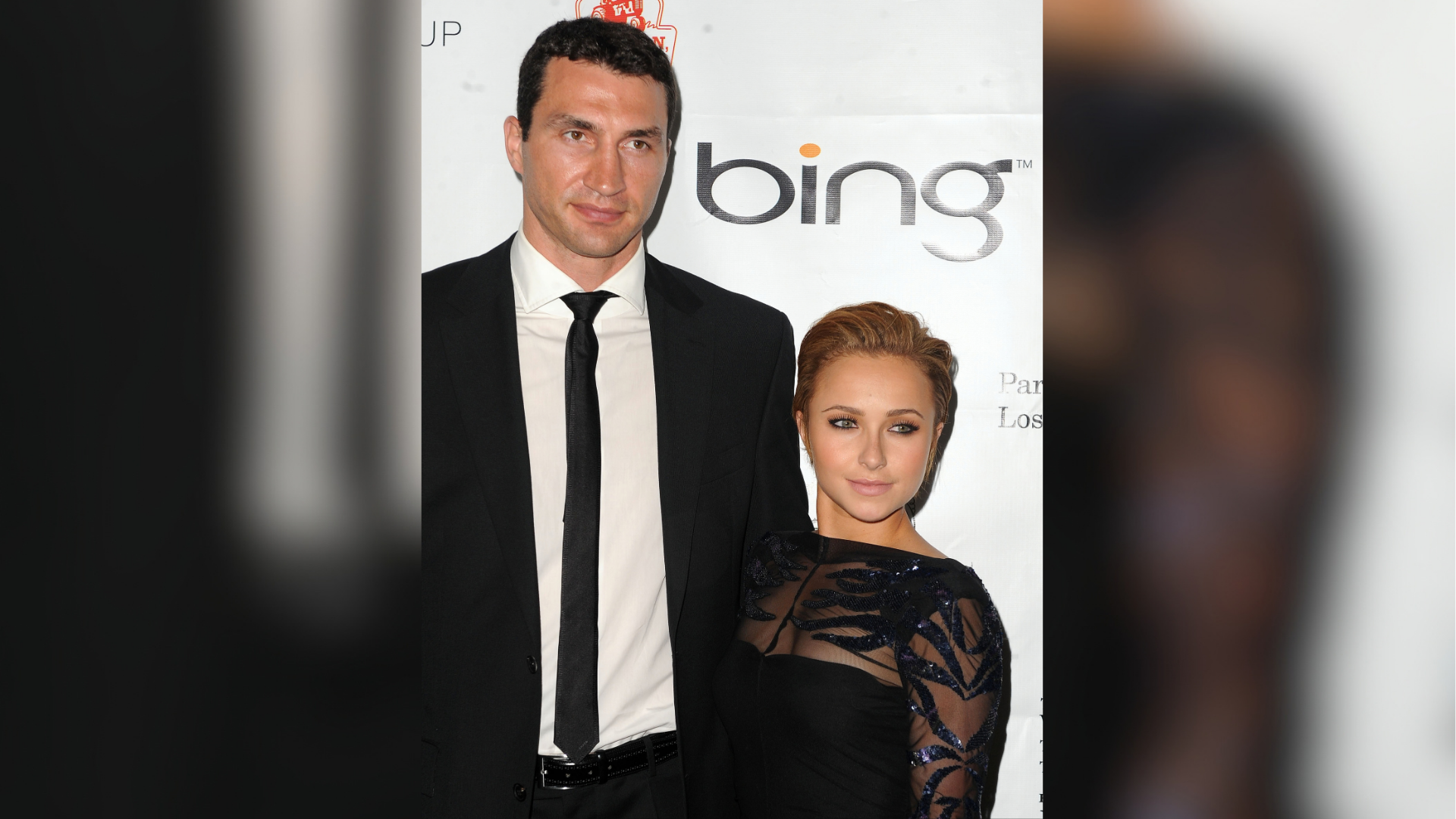 Wladimir Klitschko, at left, and Hayden Panettiere arrive at The Green Carpet and Home Tree Earth Day celebration at The JW Marriott on Thursday April 22, 2010, in Los Angeles. 