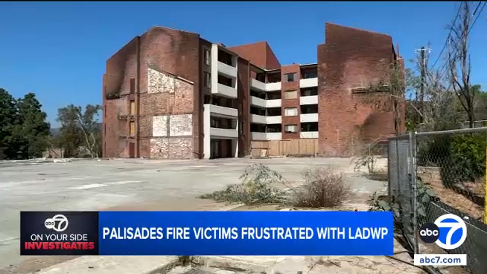 Palisades Fire survivors say LADWP power line is delaying rebuilding effort Palisades Fire survivors say LADWP power line is delaying rebuilding effort